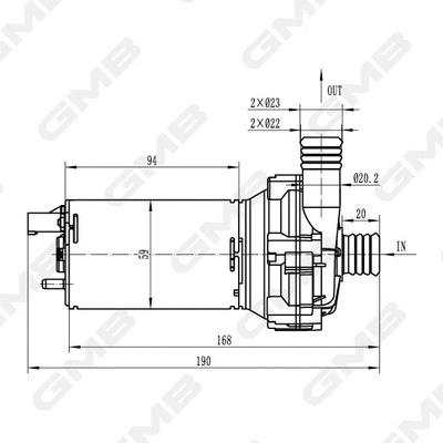 Auxiliary Water Pump (cooling water circuit)