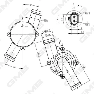 Auxiliary Water Pump (cooling water circuit)