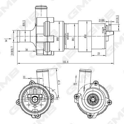 Auxiliary Water Pump (cooling water circuit)