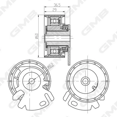 Tensioner Pulley, timing belt