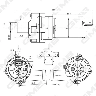 Auxiliary Water Pump (cooling water circuit)