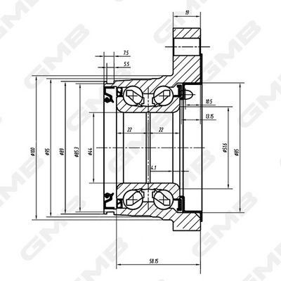 Wheel Hub (GH22820M)