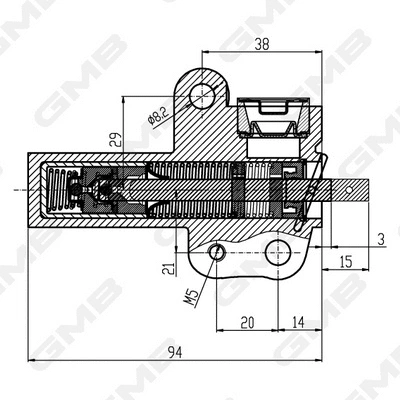 Vibration Damper, timing belt (GHAT-123)