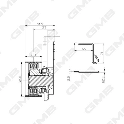 Tensioner Pulley, timing belt