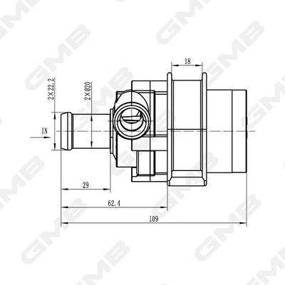 Auxiliary Water Pump (cooling water circuit)