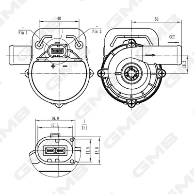 Auxiliary Water Pump (cooling water circuit)
