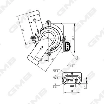 Auxiliary Water Pump (cooling water circuit)