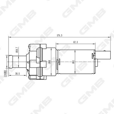 Auxiliary Water Pump (cooling water circuit)