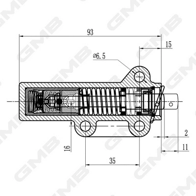 Vibration Damper, timing belt (GHAT-185)