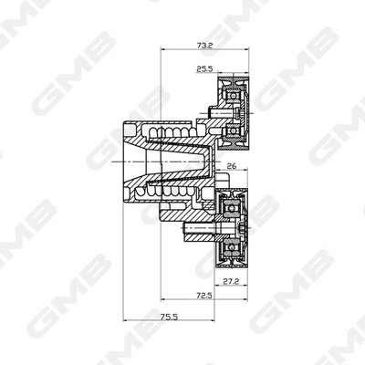 Belt Tensioner, V-ribbed belt