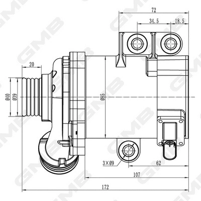 Auxiliary Water Pump (cooling water circuit)