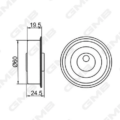 Tensioner Pulley, timing belt