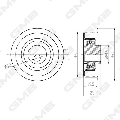 Tensioner Pulley, timing belt