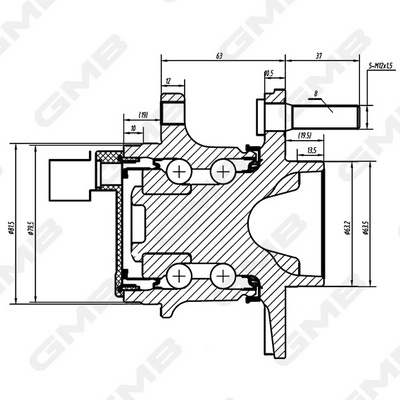 Wheel Hub (GH34950A)