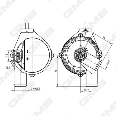 Auxiliary Water Pump (cooling water circuit)