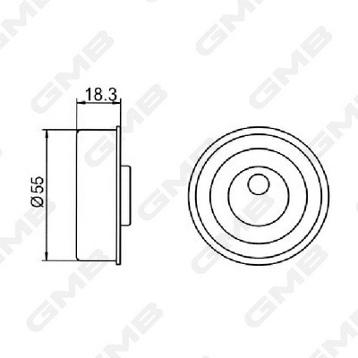 Tensioner Pulley, timing belt