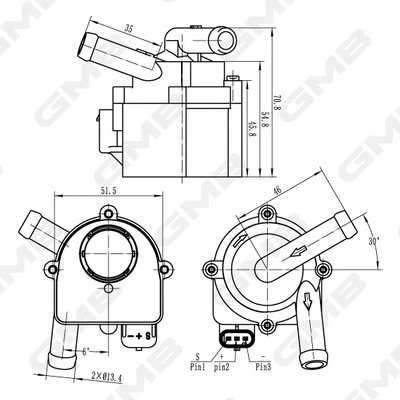 Auxiliary Water Pump (cooling water circuit)