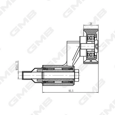 Belt Tensioner, V-ribbed belt