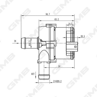 Auxiliary Water Pump (cooling water circuit)