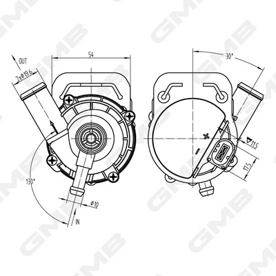 Auxiliary Water Pump (cooling water circuit)