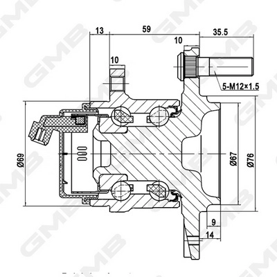 Wheel Hub (GH34920A)