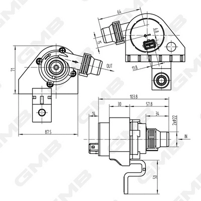 Auxiliary Water Pump (cooling water circuit)