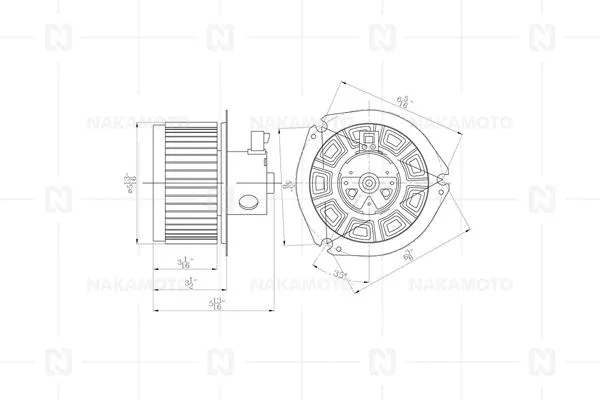 Interior Blower (E02-AUD-20070001)