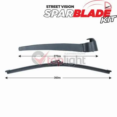 Wiper Arm Set, window cleaning (TRA-V2T4)