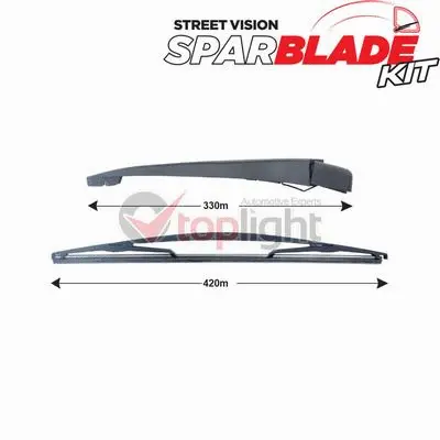 Wiper Arm Set, window cleaning (TRA-C8X2)