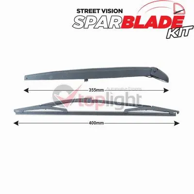 Wiper Arm Set, window cleaning (TRA-F2C2)