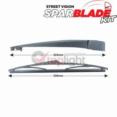 Wiper Arm Set, window cleaning (TRA-F4S2)