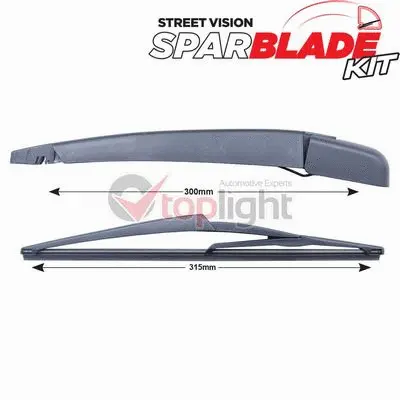 Wiper Arm Set, window cleaning (TRA-R2C6)