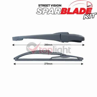 Wiper Arm Set, window cleaning (TRA-R2S2)