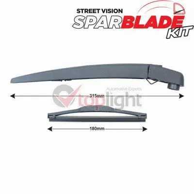 Wiper Arm Set, window cleaning (TRA-D741)
