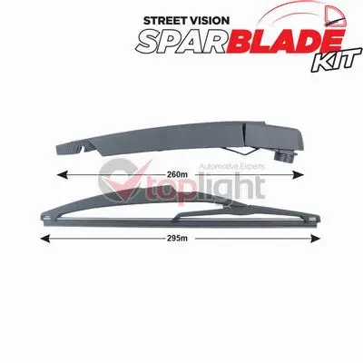 Wiper Arm Set, window cleaning (TRA-C846)