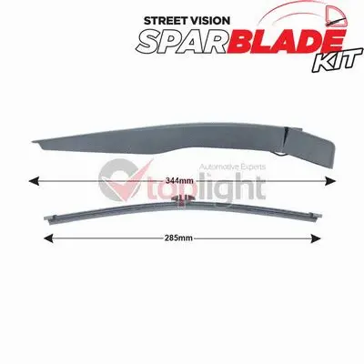 Wiper Arm Set, window cleaning (TRA-F4K4)