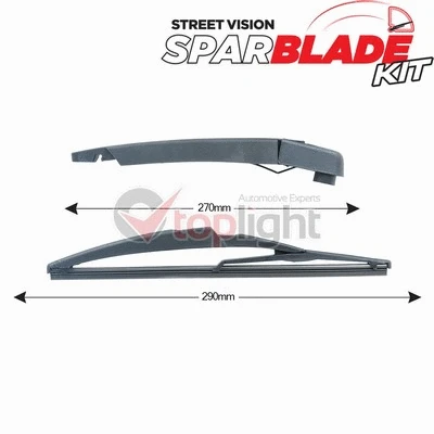 Wiper Arm Set, window cleaning (TRA-D742)