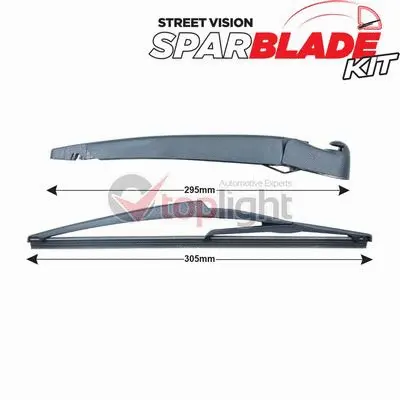 Wiper Arm Set, window cleaning (TRA-H3C1)