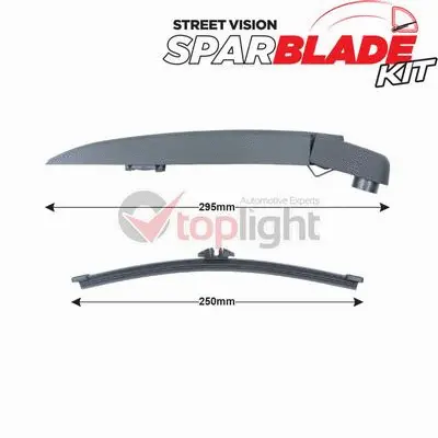 Wiper Arm Set, window cleaning (TRA-R2C12)