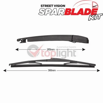 Wiper Arm Set, window cleaning (TRA-H7A1)