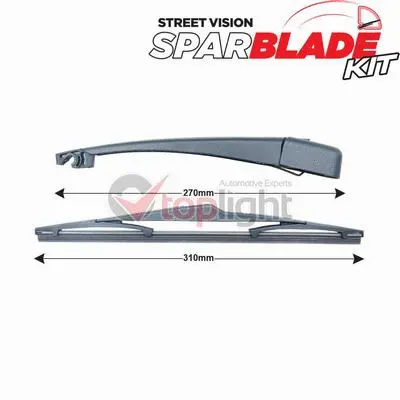 Wiper Arm Set, window cleaning (TRA-K3S10)
