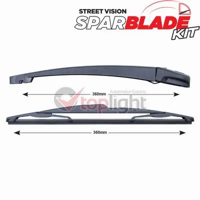 Wiper Arm Set, window cleaning (TRA-R2L3)
