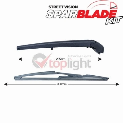 Wiper Arm Set, window cleaning (TRA-F2P6)