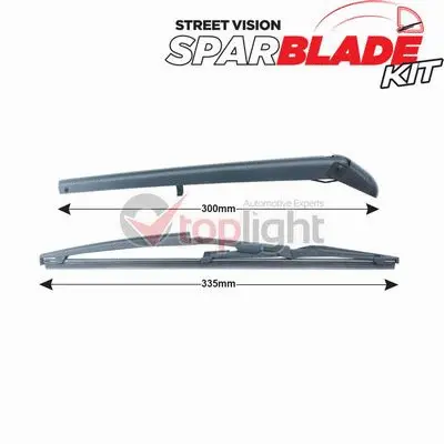 Wiper Arm Set, window cleaning (TRA-F2M3)