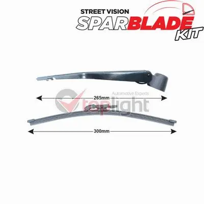 Wiper Arm Set, window cleaning (TRA-M12C1R)