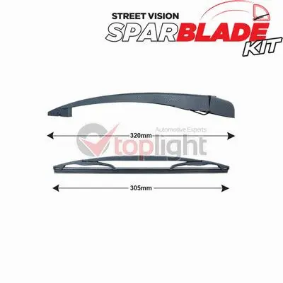 Wiper Arm Set, window cleaning (TRA-C811)