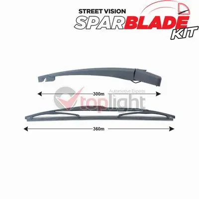 Wiper Arm Set, window cleaning (TRA-C843)