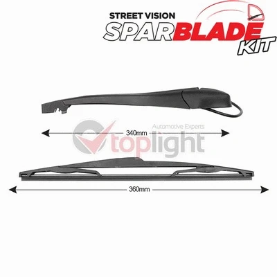 Wiper Arm Set, window cleaning (TRA-C8J1)