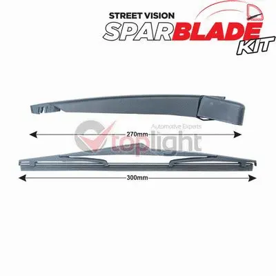 Wiper Arm Set, window cleaning (TRA-F4M3)