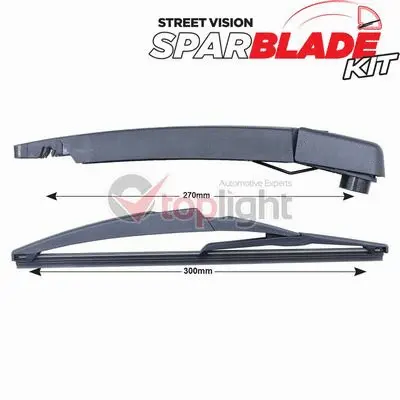 Wiper Arm Set, window cleaning (TRA-R2C9)